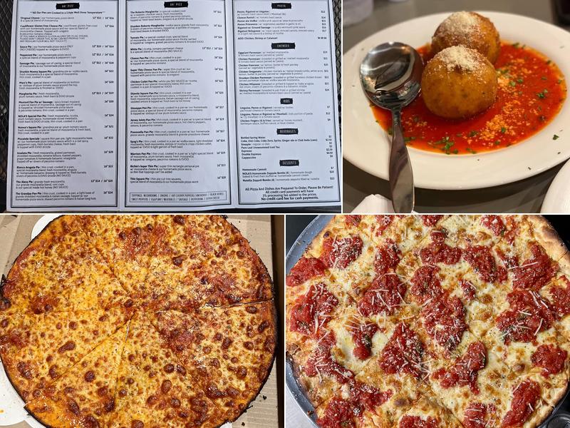 Nolas Osteria and Pizza Menu