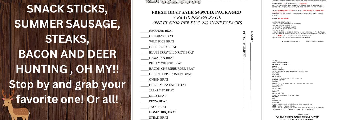 BBQ Smokehouse Plus Menu