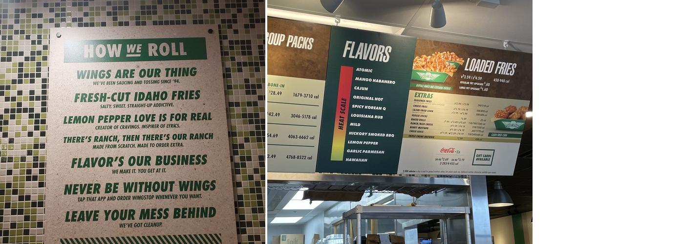 Wingstop Menu