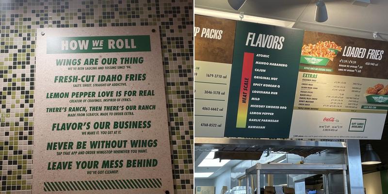 Wingstop Menu