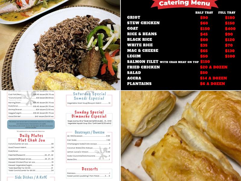 POPS AND POOSH CARIBBEAN KITCHEN Menu