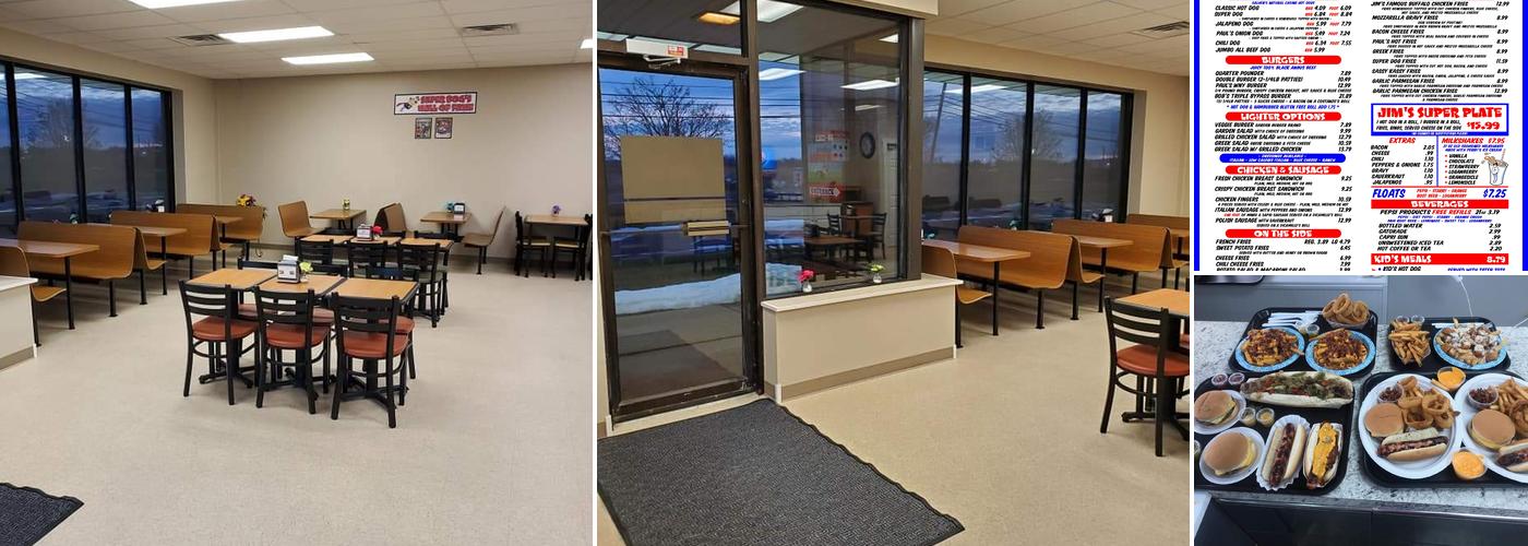 Jim & Paul's Superdog Menu