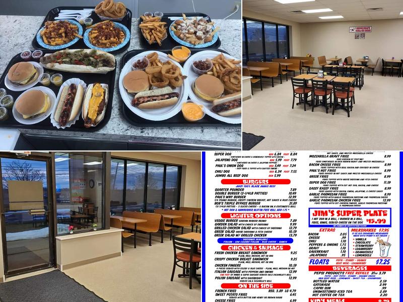 Jim & Paul's Superdog Menu