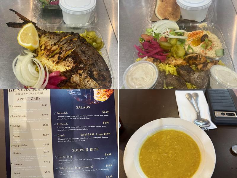 Babylon Restaurant Menu