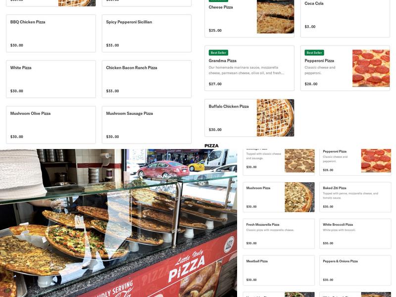 Little Italy Pizza Menu