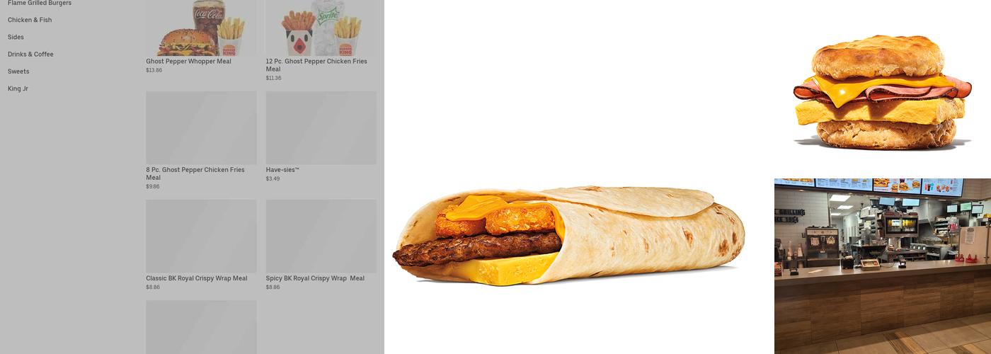Burger King Menu
