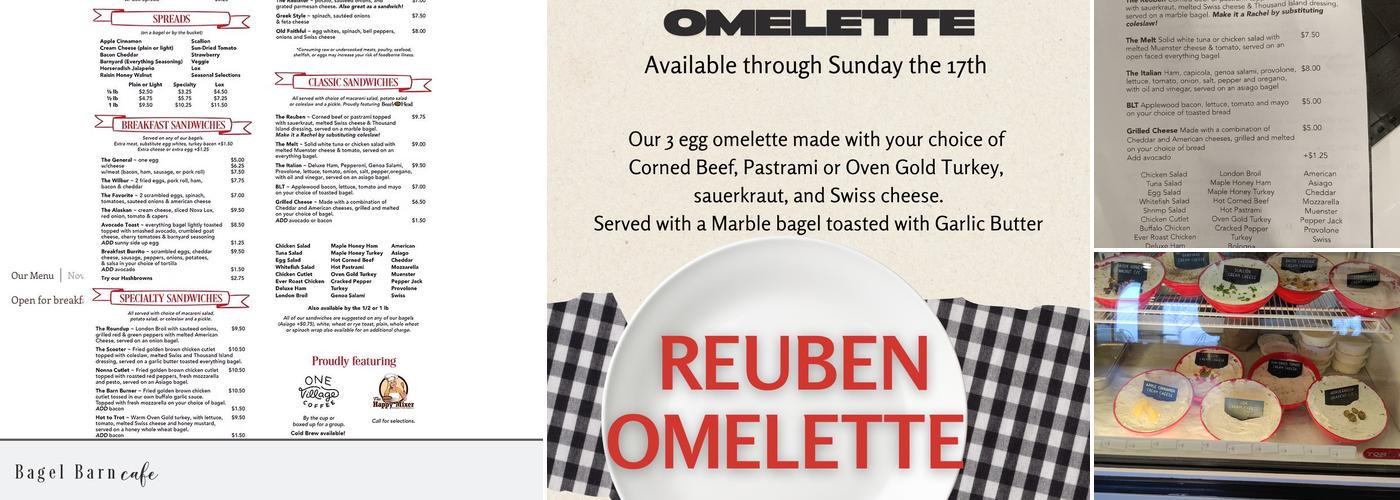 Bagel Barn Cafe Menu