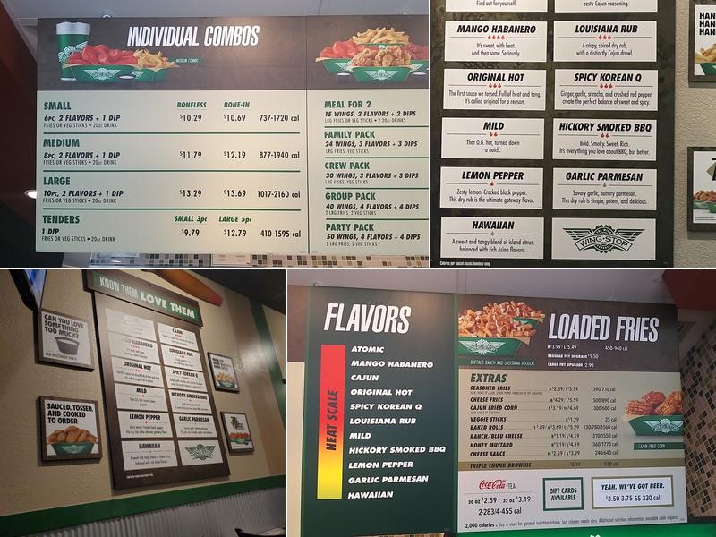 Wingstop Menu
