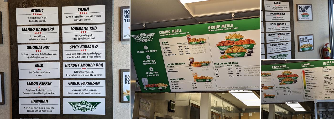 Wingstop Menu