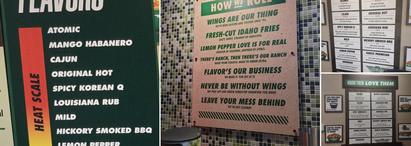 Wingstop Menu