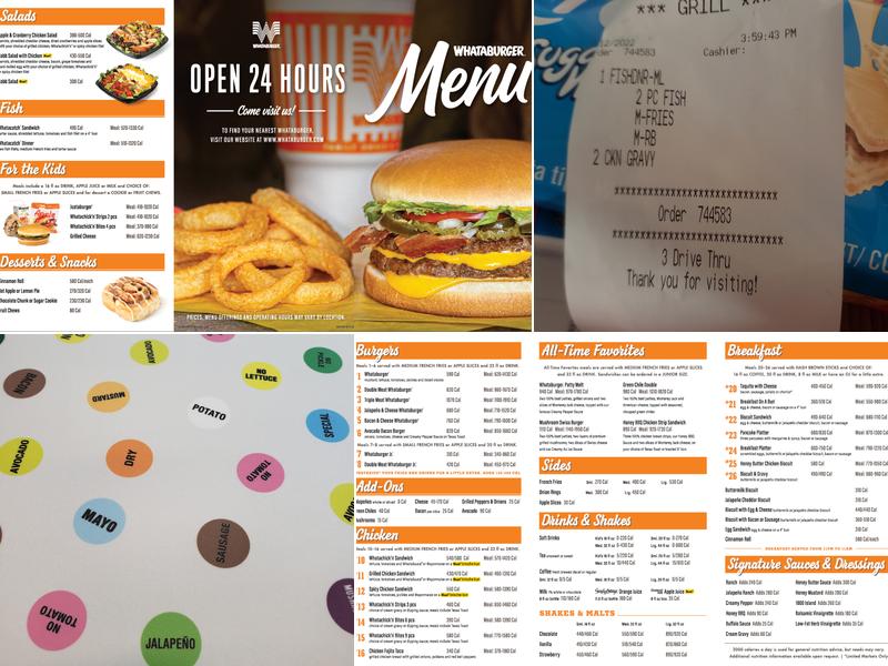 Whataburger Menu