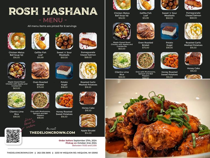 The Deli on Crown Menu