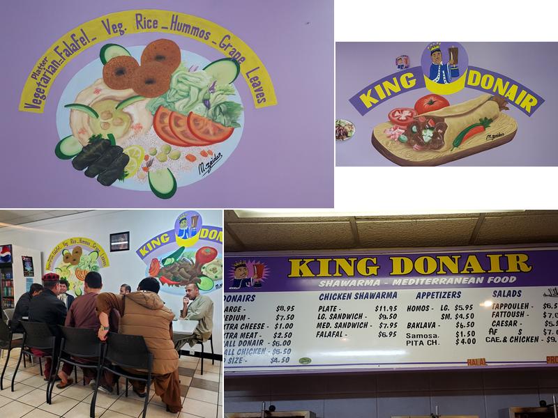 King Donair And Chicken Shawarma Menu