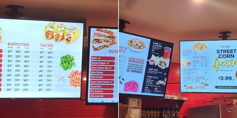 Quesada - Jasper Ave, Edmonton Menu