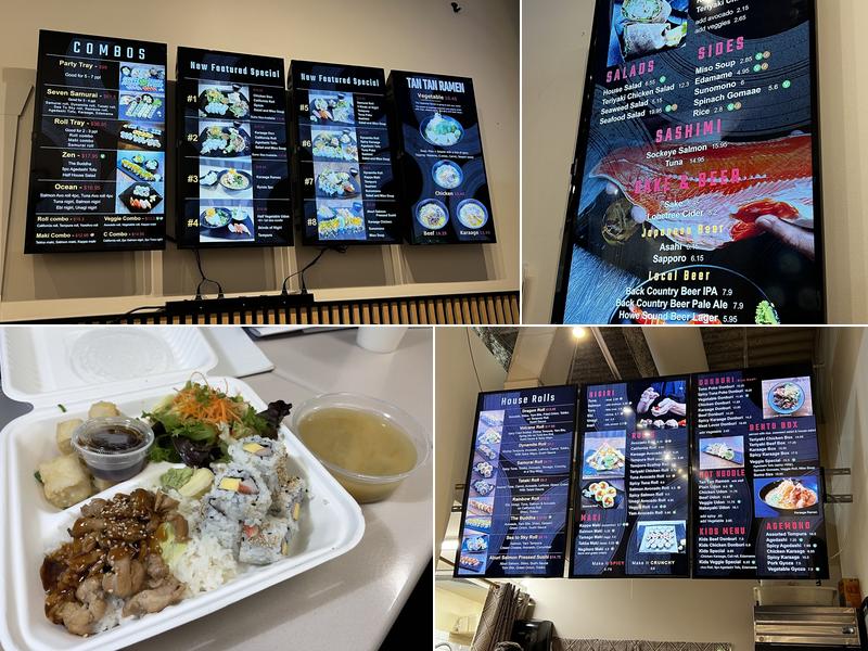 Samurai Sushi Squamish Downtown Menu