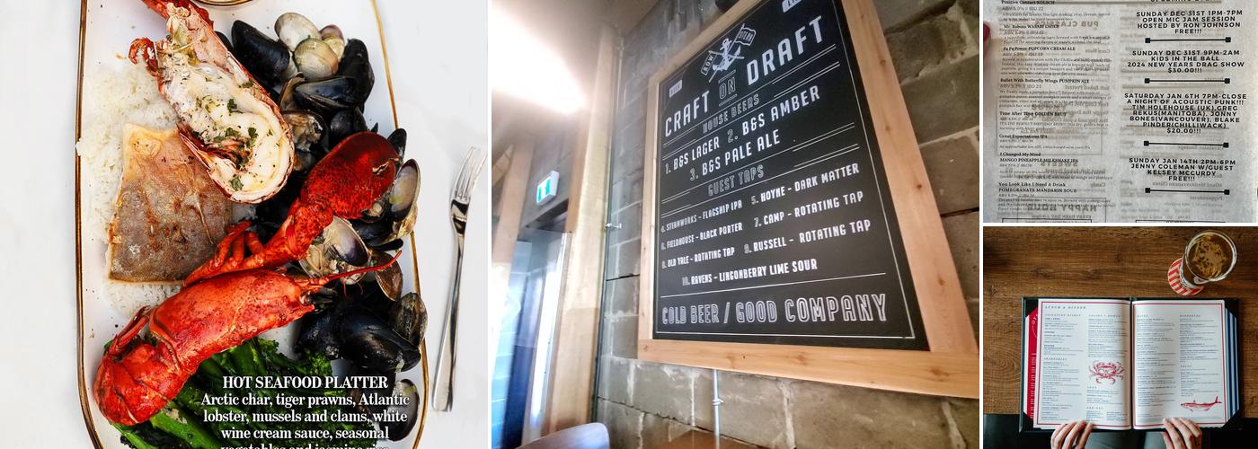 Bow & Stern Chilliwack Menu