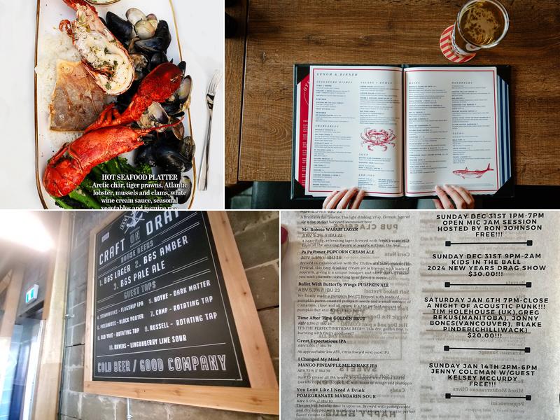 Bow & Stern Chilliwack Menu