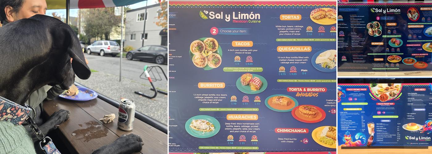 Sal y Limon Menu