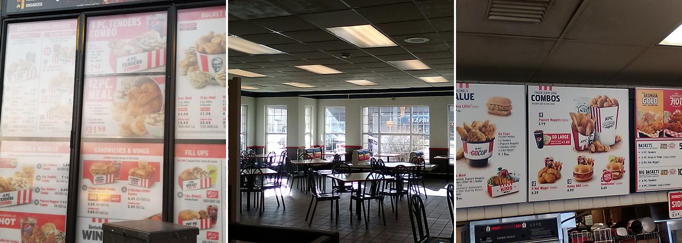 KFC Menu