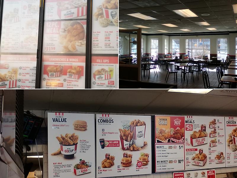 KFC Menu