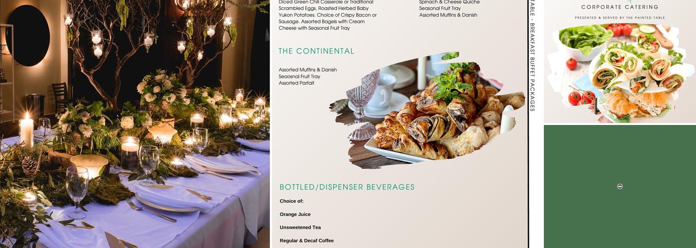 The Painted Table Menu