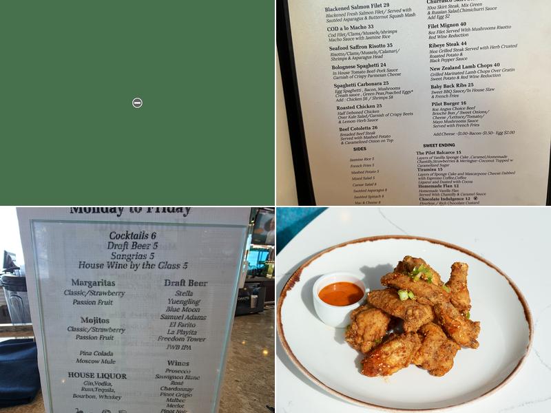 The Pilot House Menu