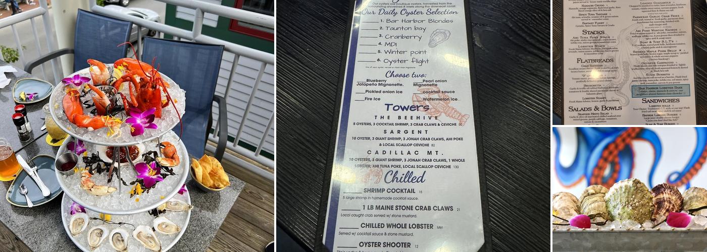 The Loft Raw Bar and Seafood Grill Menu