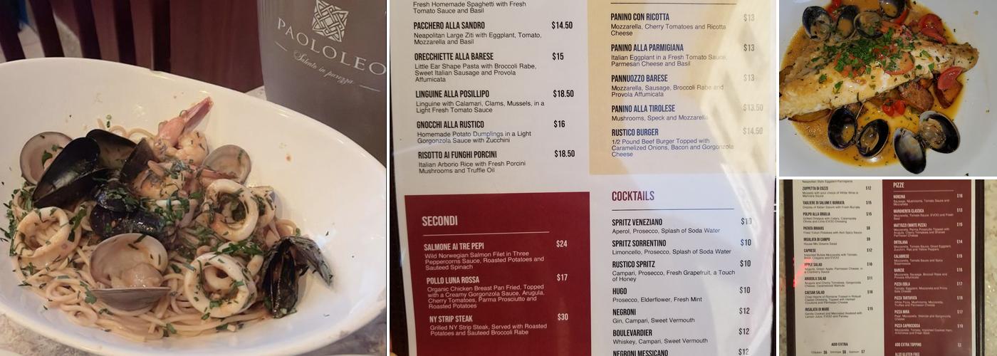 Rustico Taverna Menu