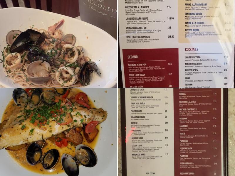 Rustico Taverna Menu