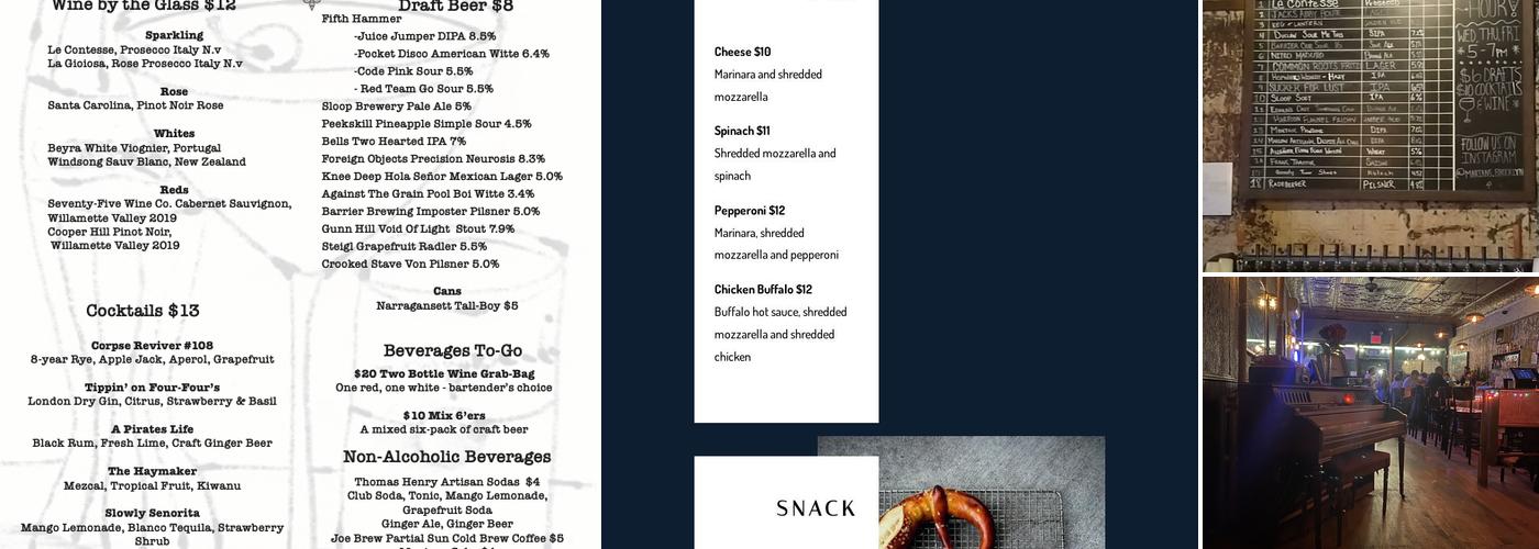 Marian's Brooklyn Menu