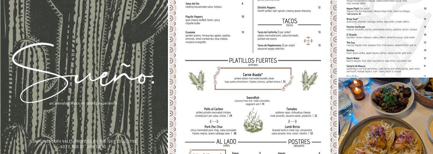 Sueño Menu