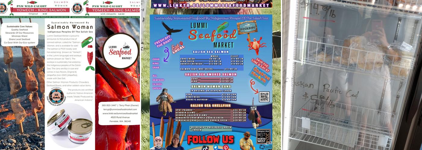 Lummi Seafood Market Menu