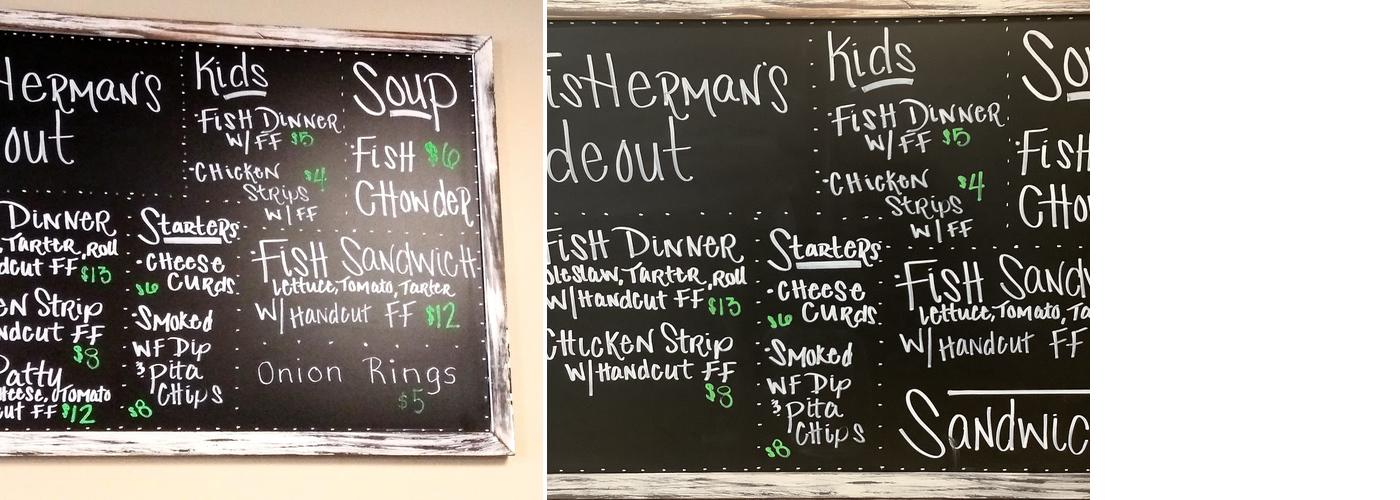 The Fisherman’s Hideout Menu