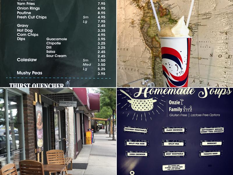 Ships-A-Hoy Fish & Chips Menu