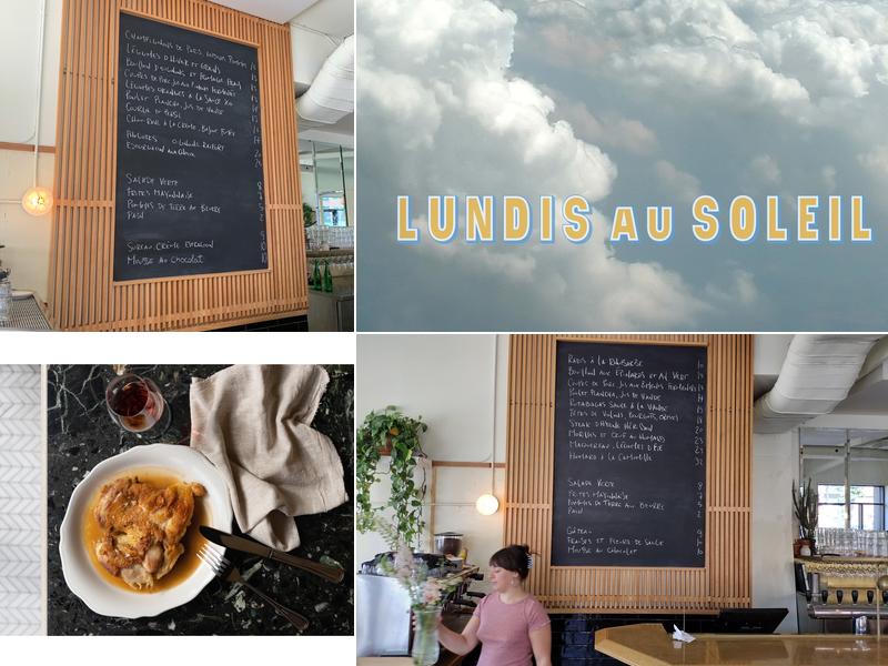 Lundis au soleil Menu