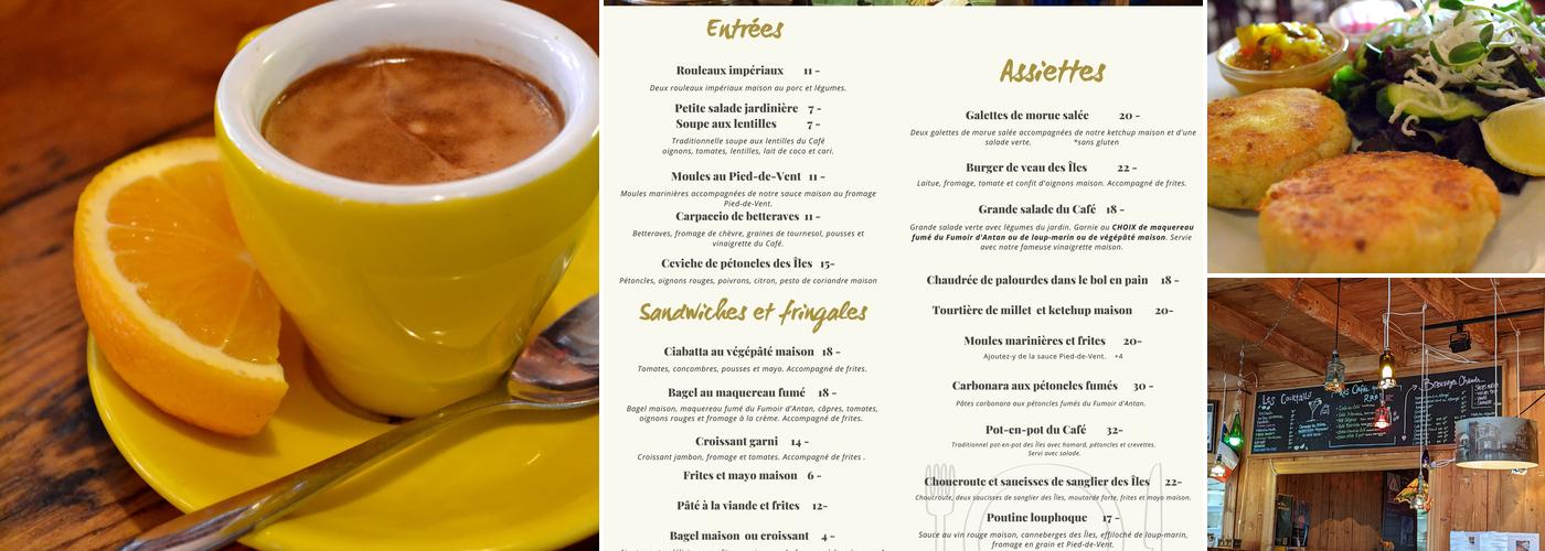 Café de la Grave Menu