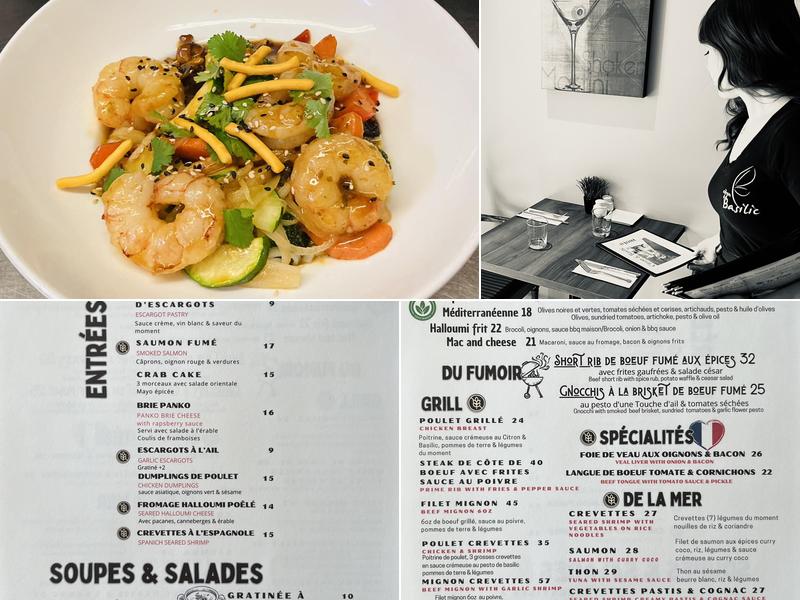 Citron Et Basilic Menu