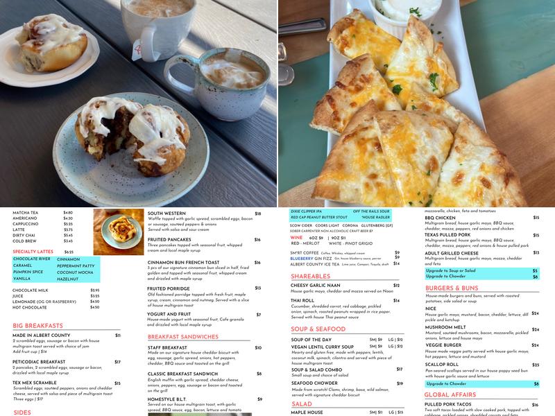 Cinnamon Soul Cafe Menu
