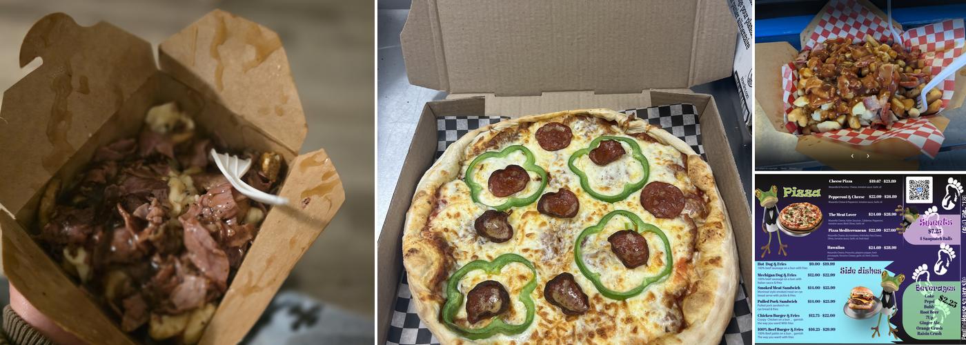 Maison D' la, Poutine House. Menu