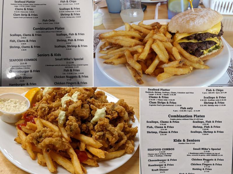 Comeau's Seafood Restaurant Menu