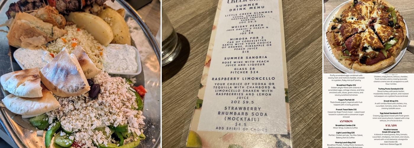 Little Creek Grill Menu