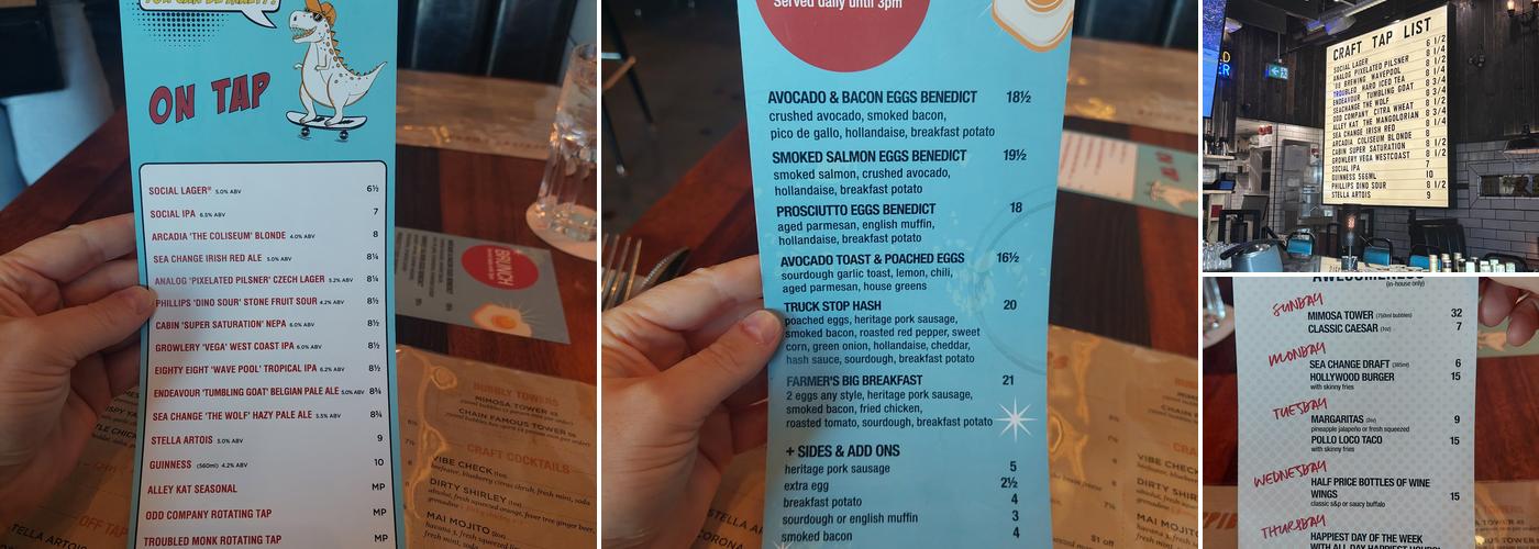 Browns Crafthouse 124th St. Menu