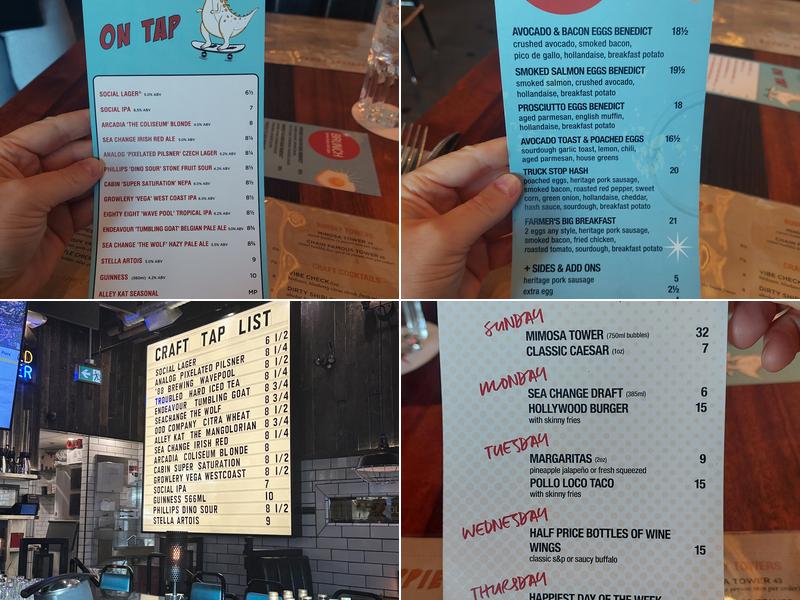 Browns Crafthouse 124th St. Menu