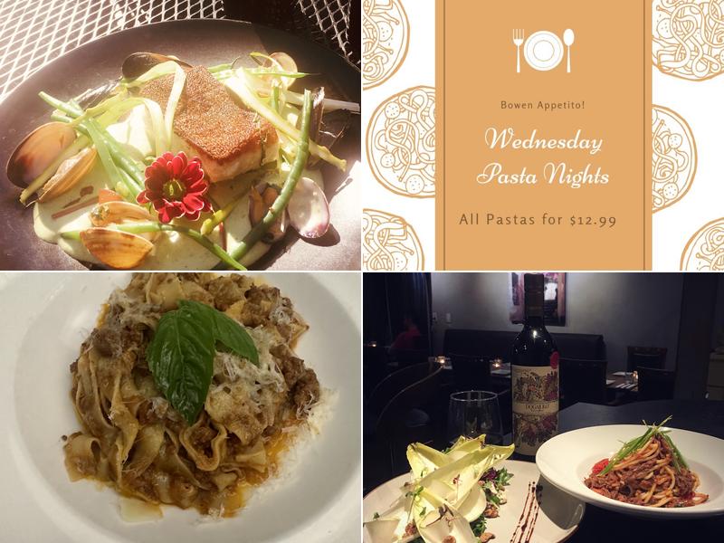 Tuscany Restaurant Menu