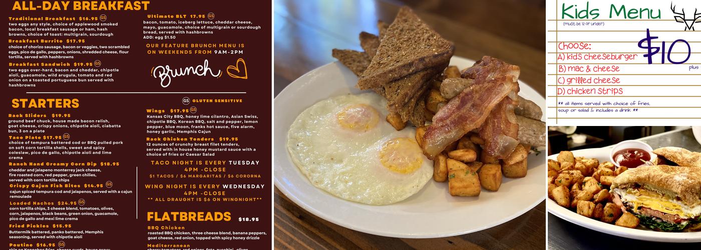 The Rack Bistro Menu