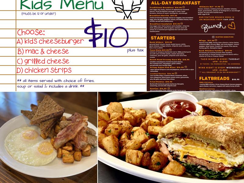 The Rack Bistro Menu