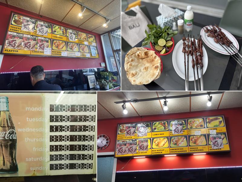 Ali Baba Capilano Cafe Menu