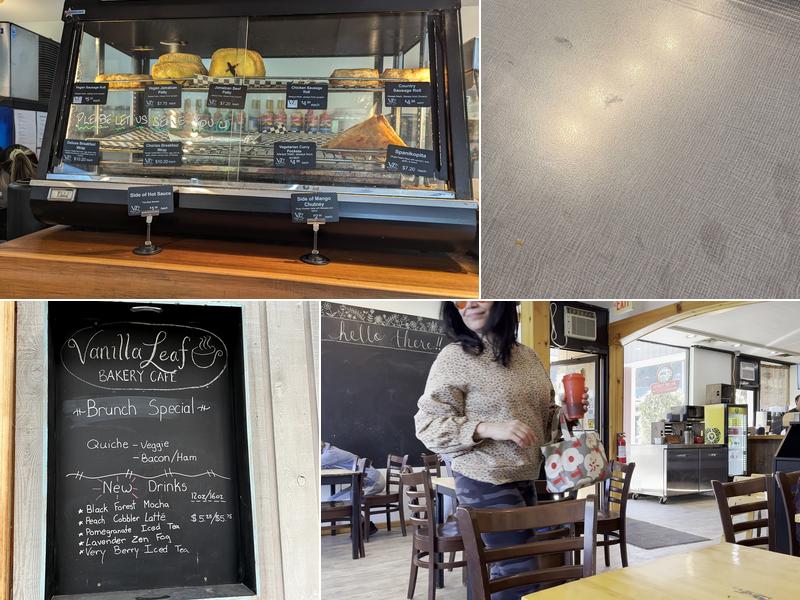 Vanilla Leaf Bakery Café Menu