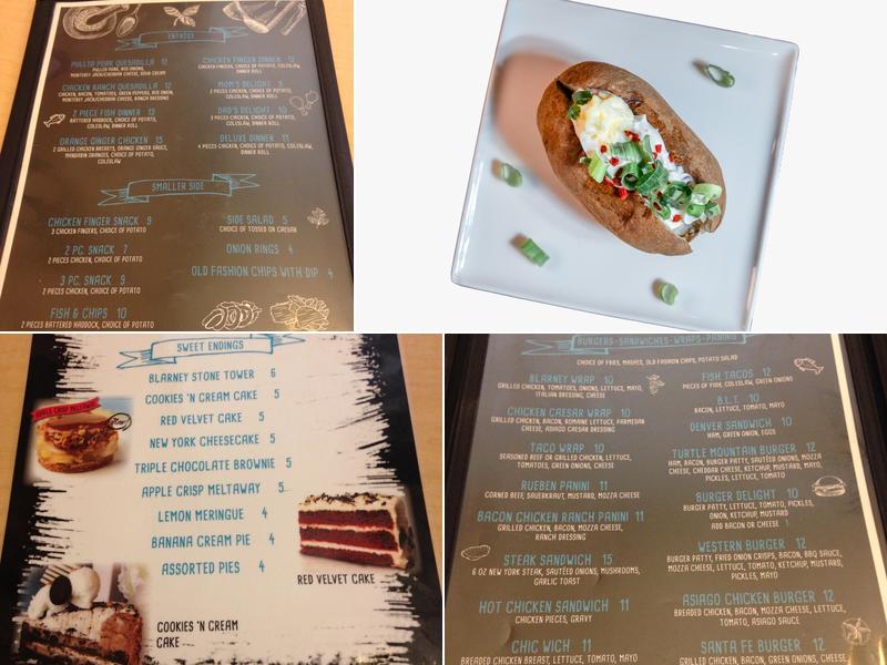 Blarney Stone Pub & Restaurant Menu