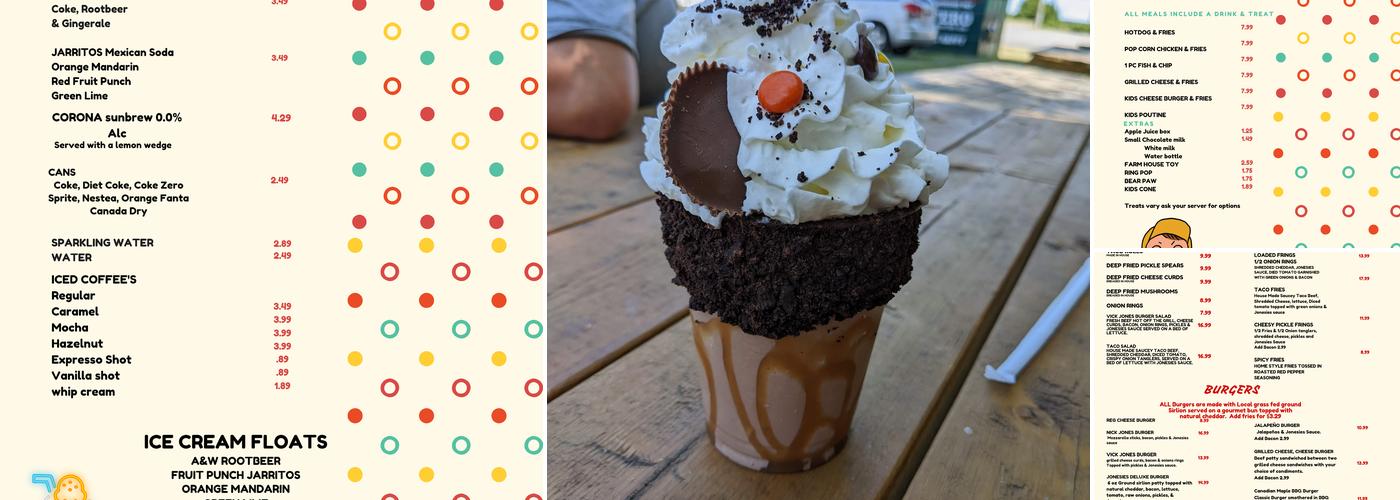 Jonesies Pennfield Take Out Menu